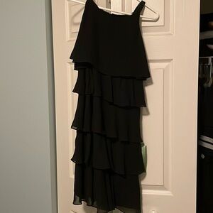 S.L Fashions Black layered dress Never Worn